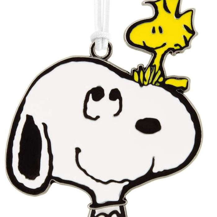 Hallmark : Peanuts® Snoopy and Woodstock Moving Metal Hallmark Ornament - Hallmark : Peanuts® Snoopy and Woodstock Moving Metal Hallmark Ornament