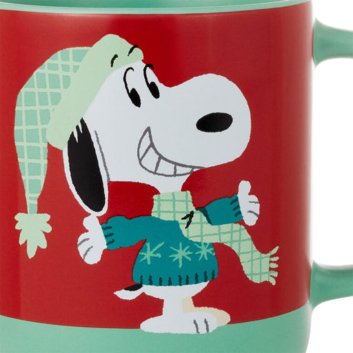 Hallmark : Peanuts® Snoopy Red and Green Christmas Mug, 16 oz. - Hallmark : Peanuts® Snoopy Red and Green Christmas Mug, 16 oz.