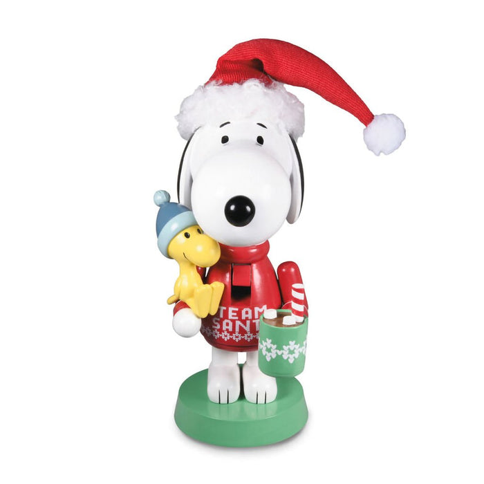 Hallmark : Peanuts® Team Santa Snoopy Nutcracker Figurine, 9.5" - Hallmark : Peanuts® Team Santa Snoopy Nutcracker Figurine, 9.5"