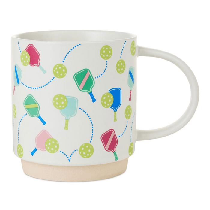 Hallmark : Pickleball Icons Mug, 16 oz. - Hallmark : Pickleball Icons Mug, 16 oz.