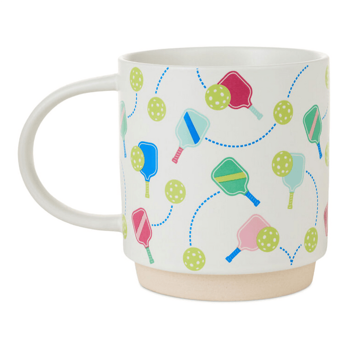 Hallmark : Pickleball Icons Mug, 16 oz. - Hallmark : Pickleball Icons Mug, 16 oz.