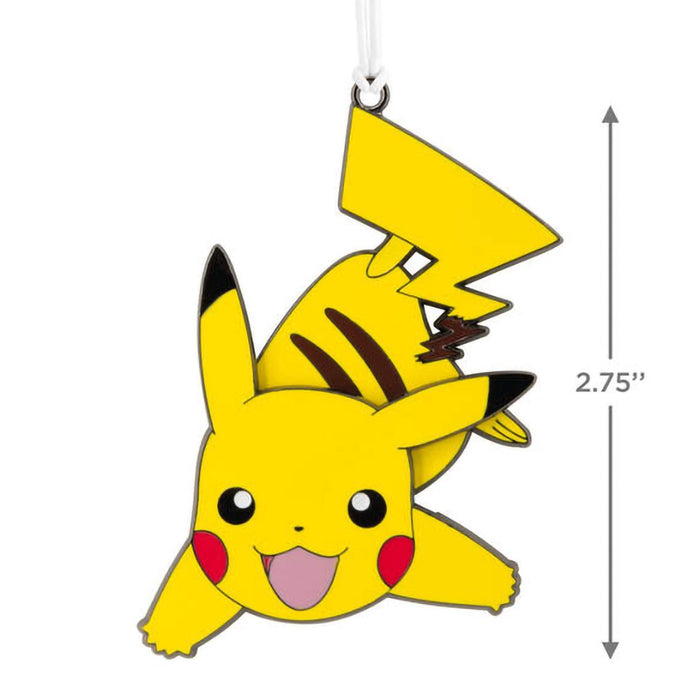 Hallmark : Pokémon Pikachu Moving Metal Hallmark Ornament - Hallmark : Pokémon Pikachu Moving Metal Hallmark Ornament