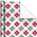 Hallmark : Quilted Red and Green Stars on White Holiday Wrapping Paper Roll, 22.5 sq. ft. - Hallmark : Quilted Red and Green Stars on White Holiday Wrapping Paper Roll, 22.5 sq. ft.