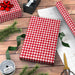 Hallmark : Red and White Houndstooth Holiday Wrapping Paper Roll, 35 sq. ft. - Hallmark : Red and White Houndstooth Holiday Wrapping Paper Roll, 35 sq. ft.