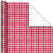 Hallmark : Red and White Houndstooth Holiday Wrapping Paper Roll, 35 sq. ft. - Hallmark : Red and White Houndstooth Holiday Wrapping Paper Roll, 35 sq. ft.