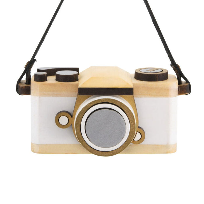 Hallmark : Retro Camera Wood Hallmark Ornament - Hallmark : Retro Camera Wood Hallmark Ornament