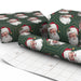 Hallmark : Santa Faces and Gold Hexagons Christmas Wrapping Paper Roll, 35 sq. ft. - Hallmark : Santa Faces and Gold Hexagons Christmas Wrapping Paper Roll, 35 sq. ft.