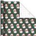 Hallmark : Santa Faces and Gold Hexagons Christmas Wrapping Paper Roll, 35 sq. ft. - Hallmark : Santa Faces and Gold Hexagons Christmas Wrapping Paper Roll, 35 sq. ft.