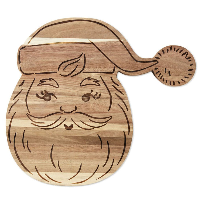 Hallmark : Santa - Shaped Charcuterie Board - Hallmark : Santa - Shaped Charcuterie Board