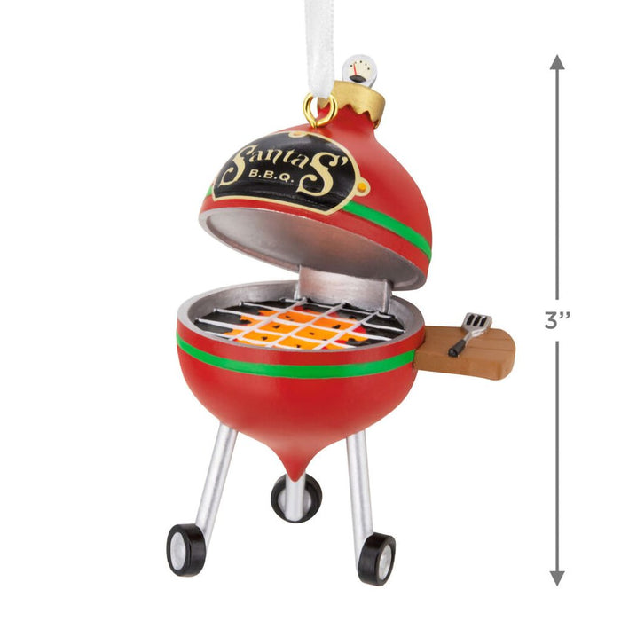 Hallmark : Santa's BBQ Grill Hallmark Ornament - Hallmark : Santa's BBQ Grill Hallmark Ornament