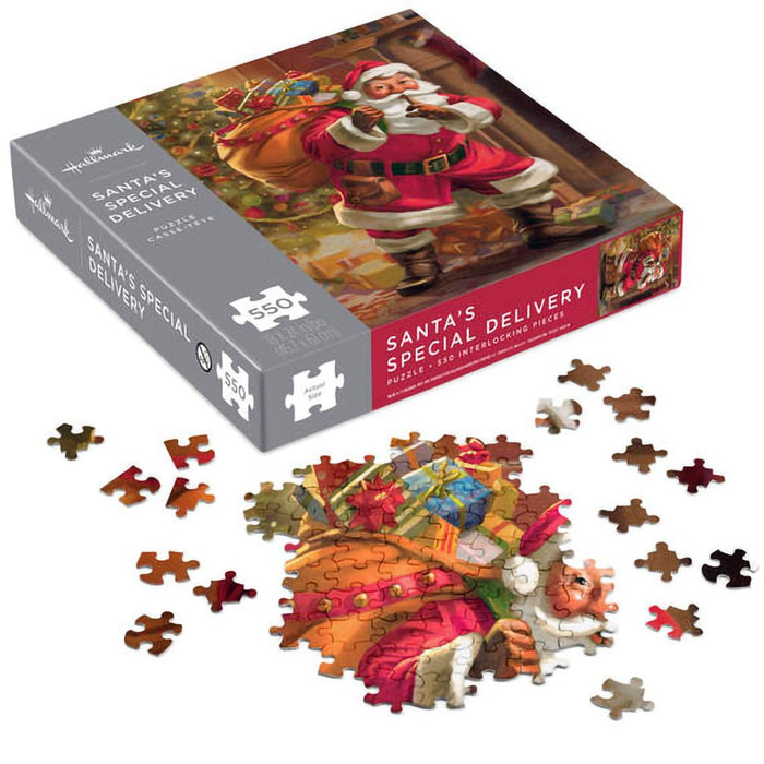 Hallmark : Santa's Special Delivery 550 - Piece Jigsaw Puzzle - Hallmark : Santa's Special Delivery 550 - Piece Jigsaw Puzzle