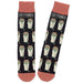 Hallmark : Shoebox Cat Purrito Funny Crew Socks - Hallmark : Shoebox Cat Purrito Funny Crew Socks