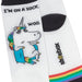 Hallmark : Shoebox Sarcastic Unicorn Funny Crew Socks - Hallmark : Shoebox Sarcastic Unicorn Funny Crew Socks