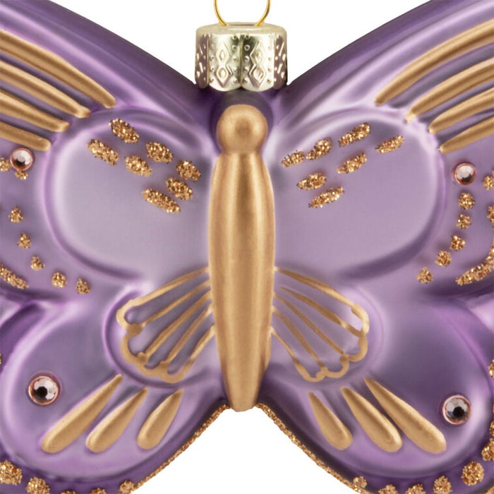 Hallmark : Signature Butterfly Glass Hallmark Ornament - Hallmark : Signature Butterfly Glass Hallmark Ornament