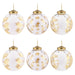 Hallmark : Signature Gold - Etched Glass Hallmark Ornaments - Set of 6 - Hallmark : Signature Gold - Etched Glass Hallmark Ornaments - Set of 6