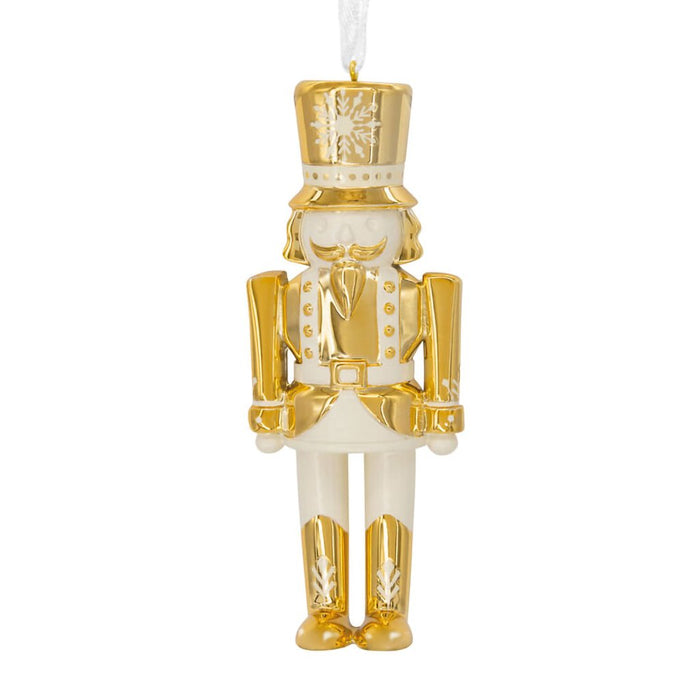 Hallmark : Signature Gold Nutcracker Ornament - Hallmark : Signature Gold Nutcracker Ornament