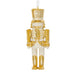 Hallmark : Signature Gold Nutcracker Ornament - Hallmark : Signature Gold Nutcracker Ornament