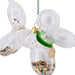 Hallmark : Signature Green and Gold Balloon Dog Glass Hallmark Ornament - Hallmark : Signature Green and Gold Balloon Dog Glass Hallmark Ornament