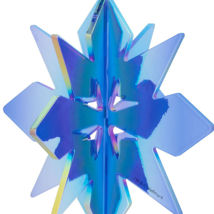 Hallmark : Signature Iridescent Blue Snowflake Acrylic Ornament - Hallmark : Signature Iridescent Blue Snowflake Acrylic Ornament