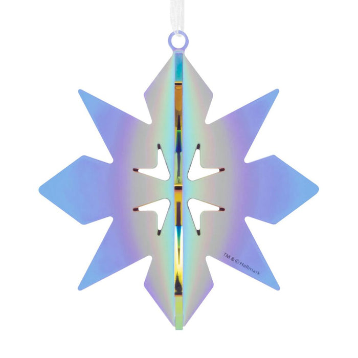 Hallmark : Signature Iridescent Blue Snowflake Acrylic Ornament - Hallmark : Signature Iridescent Blue Snowflake Acrylic Ornament