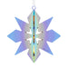 Hallmark : Signature Iridescent Blue Snowflake Acrylic Ornament - Hallmark : Signature Iridescent Blue Snowflake Acrylic Ornament