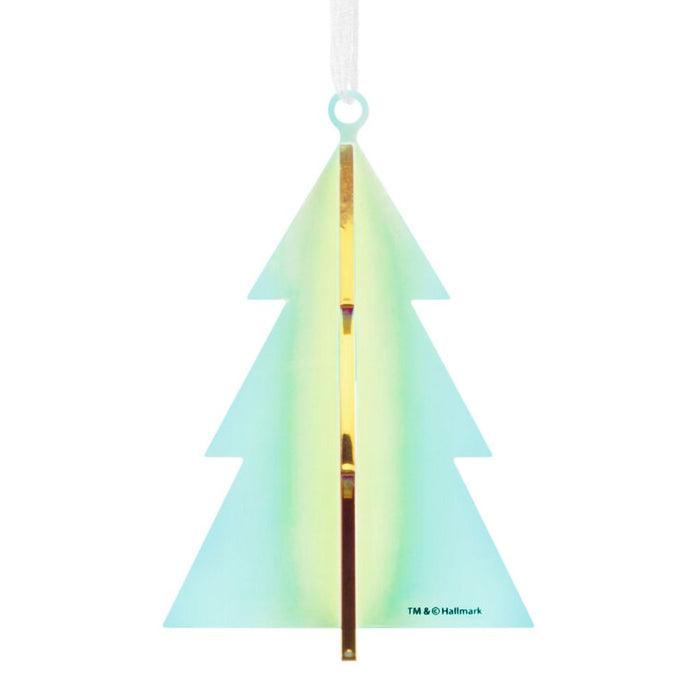 Hallmark : Signature Iridescent Green Tree Acrylic Hallmark Ornament - Hallmark : Signature Iridescent Green Tree Acrylic Hallmark Ornament