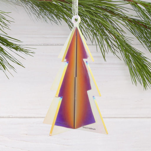 Hallmark : Signature Iridescent Orange Tree Acrylic Hallmark Ornament - Hallmark : Signature Iridescent Orange Tree Acrylic Hallmark Ornament