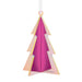 Hallmark : Signature Iridescent Pink Tree Acrylic Hallmark Ornament - Hallmark : Signature Iridescent Pink Tree Acrylic Hallmark Ornament