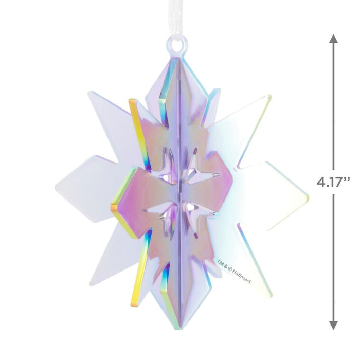 Hallmark : Signature Iridescent Snowflake Acrylic Ornament - Hallmark : Signature Iridescent Snowflake Acrylic Ornament