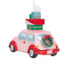 Hallmark : Signature Pink Car With Presents Blown Glass Hallmark Ornament - Hallmark : Signature Pink Car With Presents Blown Glass Hallmark Ornament