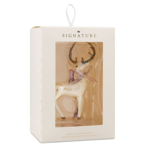 Hallmark : Signature Reindeer Hallmark Ornament - Hallmark : Signature Reindeer Hallmark Ornament