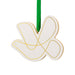 Hallmark : Signature White and Gold Dove Wood Hallmark Ornament - Hallmark : Signature White and Gold Dove Wood Hallmark Ornament