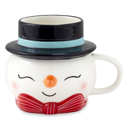 Hallmark : Smiling Snowman Holiday Sculpted Mug, 20.5 oz. - Hallmark : Smiling Snowman Holiday Sculpted Mug, 20.5 oz.