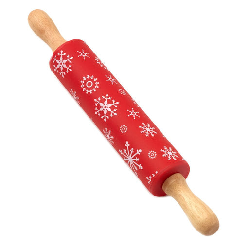 Hallmark : Snowy Baking Set Tea Towel and Rolling Pin - Hallmark : Snowy Baking Set Tea Towel and Rolling Pin