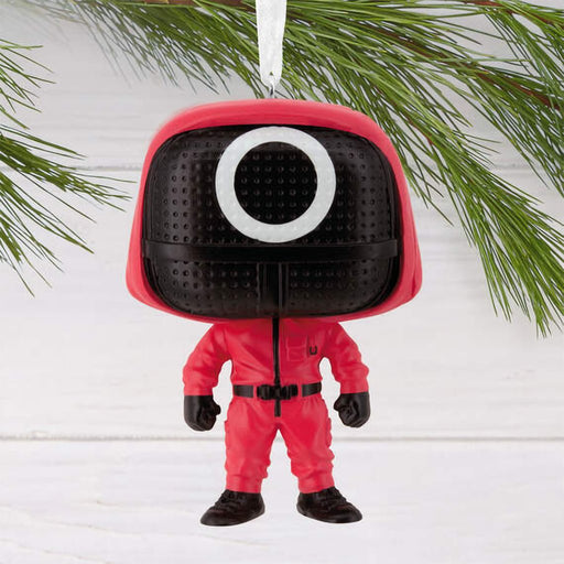 Hallmark : Squid Game Masked Worker Funko POP!® Hallmark Ornament - Hallmark : Squid Game Masked Worker Funko POP!® Hallmark Ornament