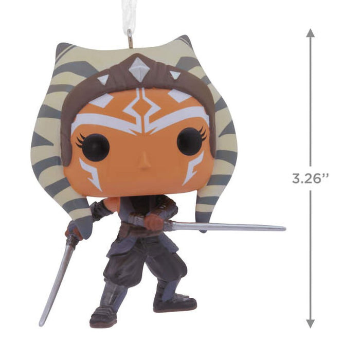 Hallmark : Star Wars: The Mandalorian™ Ahsoka Tano™ Funko POP!® Hallmark Ornament - Hallmark : Star Wars: The Mandalorian™ Ahsoka Tano™ Funko POP!® Hallmark Ornament