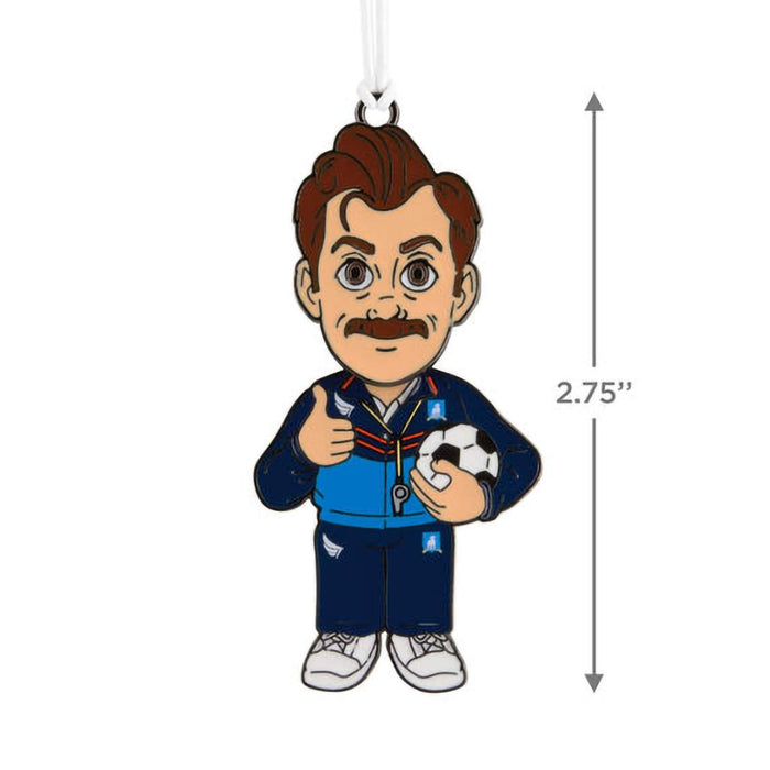 Hallmark : Ted Lasso™ Moving Metal Hallmark Ornament - Hallmark : Ted Lasso™ Moving Metal Hallmark Ornament