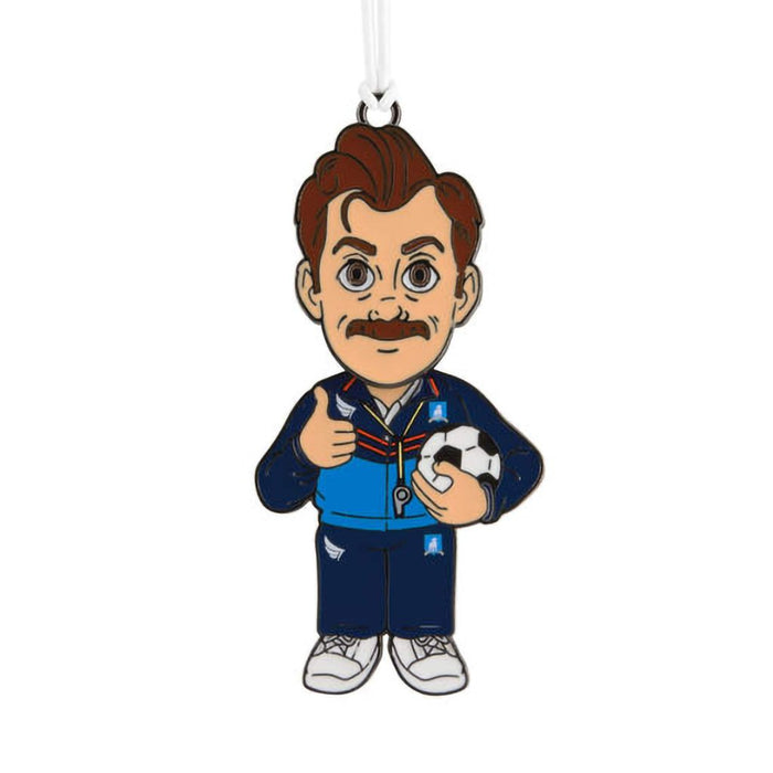 Hallmark : Ted Lasso™ Moving Metal Hallmark Ornament - Hallmark : Ted Lasso™ Moving Metal Hallmark Ornament