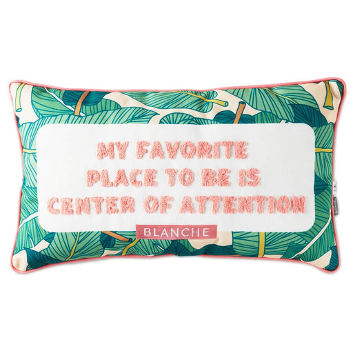 Hallmark : The Golden Girls Blanche Devereaux Quote Throw Pillow, 22x13 - Hallmark : The Golden Girls Blanche Devereaux Quote Throw Pillow, 22x13