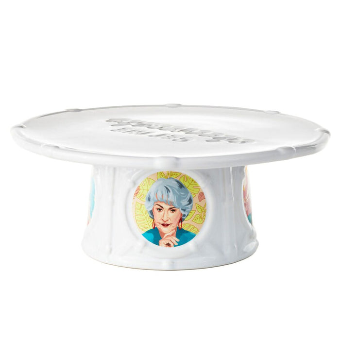 Hallmark : The Golden Girls “Get the Cheesecake” Cake Stand - Hallmark : The Golden Girls “Get the Cheesecake” Cake Stand