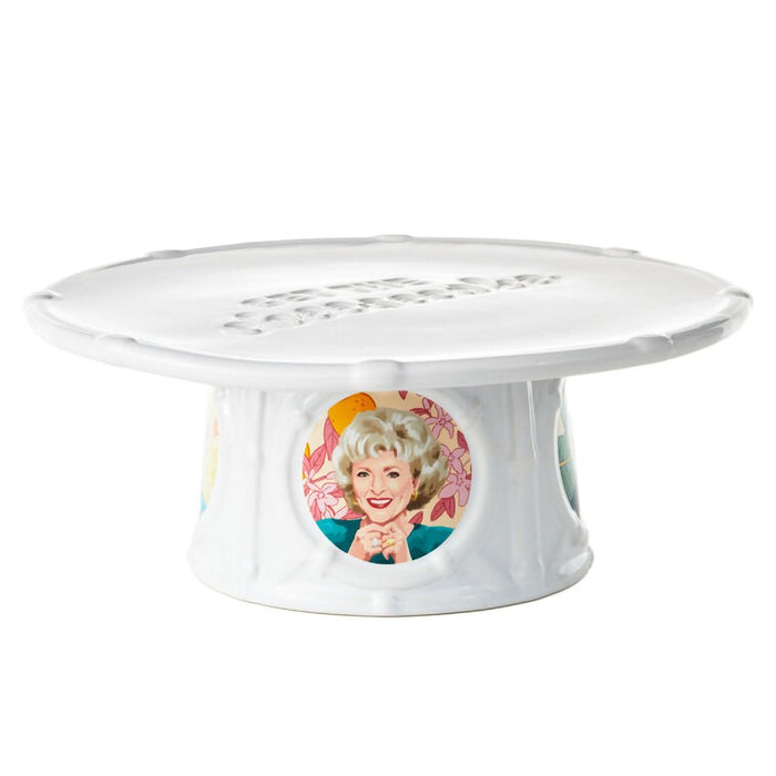 Hallmark : The Golden Girls “Get the Cheesecake” Cake Stand - Hallmark : The Golden Girls “Get the Cheesecake” Cake Stand