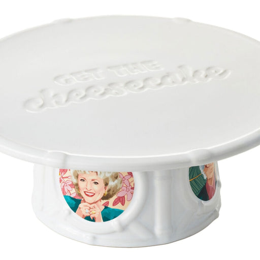 Hallmark : The Golden Girls “Get the Cheesecake” Cake Stand - Hallmark : The Golden Girls “Get the Cheesecake” Cake Stand