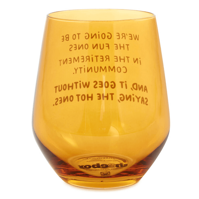 Hallmark : The Hot Ones Funny Stemless Wine Glass, 15.5 oz. - Hallmark : The Hot Ones Funny Stemless Wine Glass, 15.5 oz.