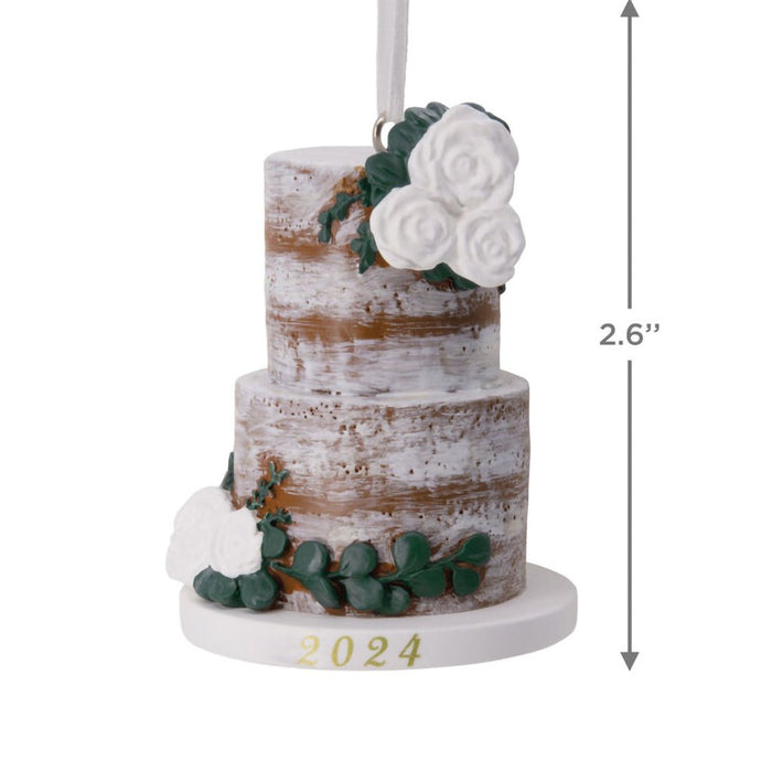 Hallmark : Tiered Wedding Cake 2024 Hallmark Ornament - Hallmark : Tiered Wedding Cake 2024 Hallmark Ornament