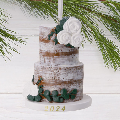 Hallmark : Tiered Wedding Cake 2024 Hallmark Ornament - Hallmark : Tiered Wedding Cake 2024 Hallmark Ornament