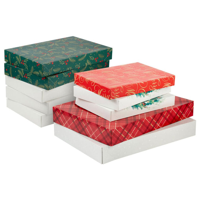 Hallmark : Traditional 10 - Pack Assortment Christmas Gift Box Bundle - Hallmark : Traditional 10 - Pack Assortment Christmas Gift Box Bundle