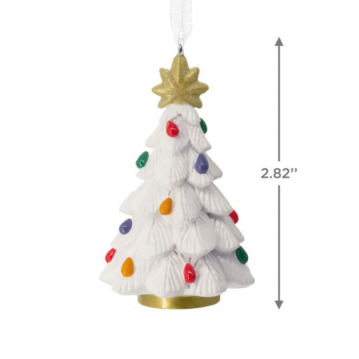 Hallmark : Vintage Pottery Christmas Tree Hallmark Ornament