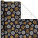 Hallmark : White and Gold Snowflakes on Black Holiday Wrapping Paper Roll, 35 sq. ft. - Hallmark : White and Gold Snowflakes on Black Holiday Wrapping Paper Roll, 35 sq. ft.