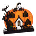 Hallmark : Wide Light - Up Pumpkin House Halloween Decoration - Hallmark : Wide Light - Up Pumpkin House Halloween Decoration