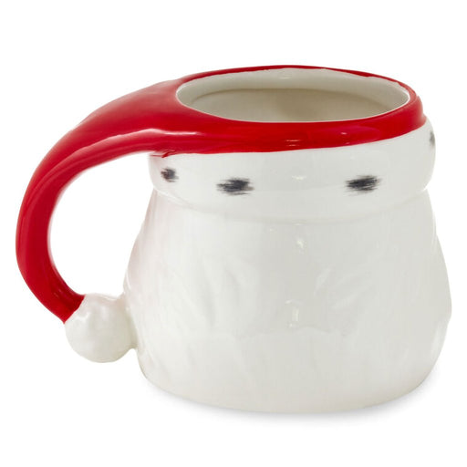 Hallmark : Winking Santa Holiday Sculpted Mug, 23.5 oz. - Hallmark : Winking Santa Holiday Sculpted Mug, 23.5 oz.